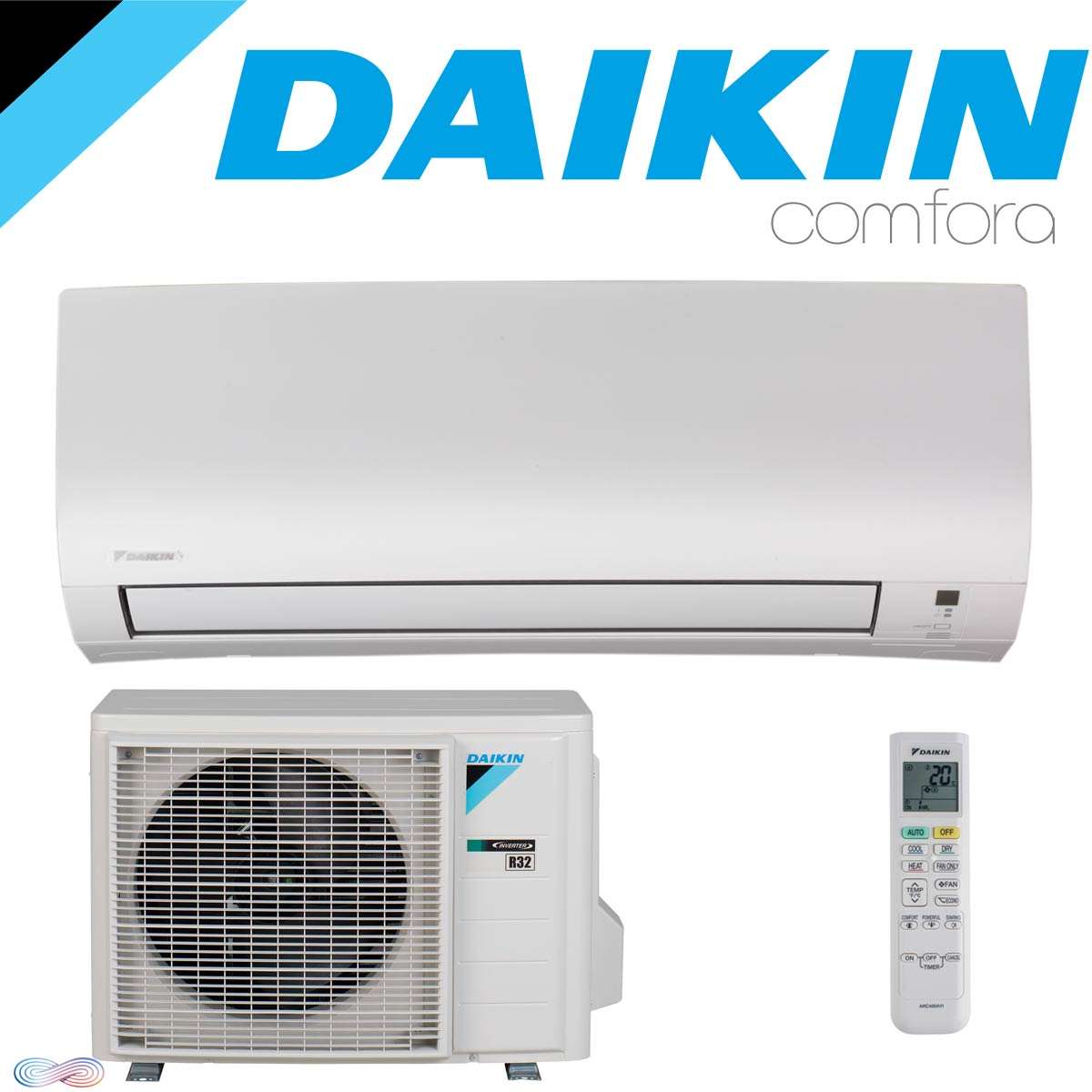 DAIKIN Comfora Klimaanlage SET 3 5 KW F Wand FLAIRMAX